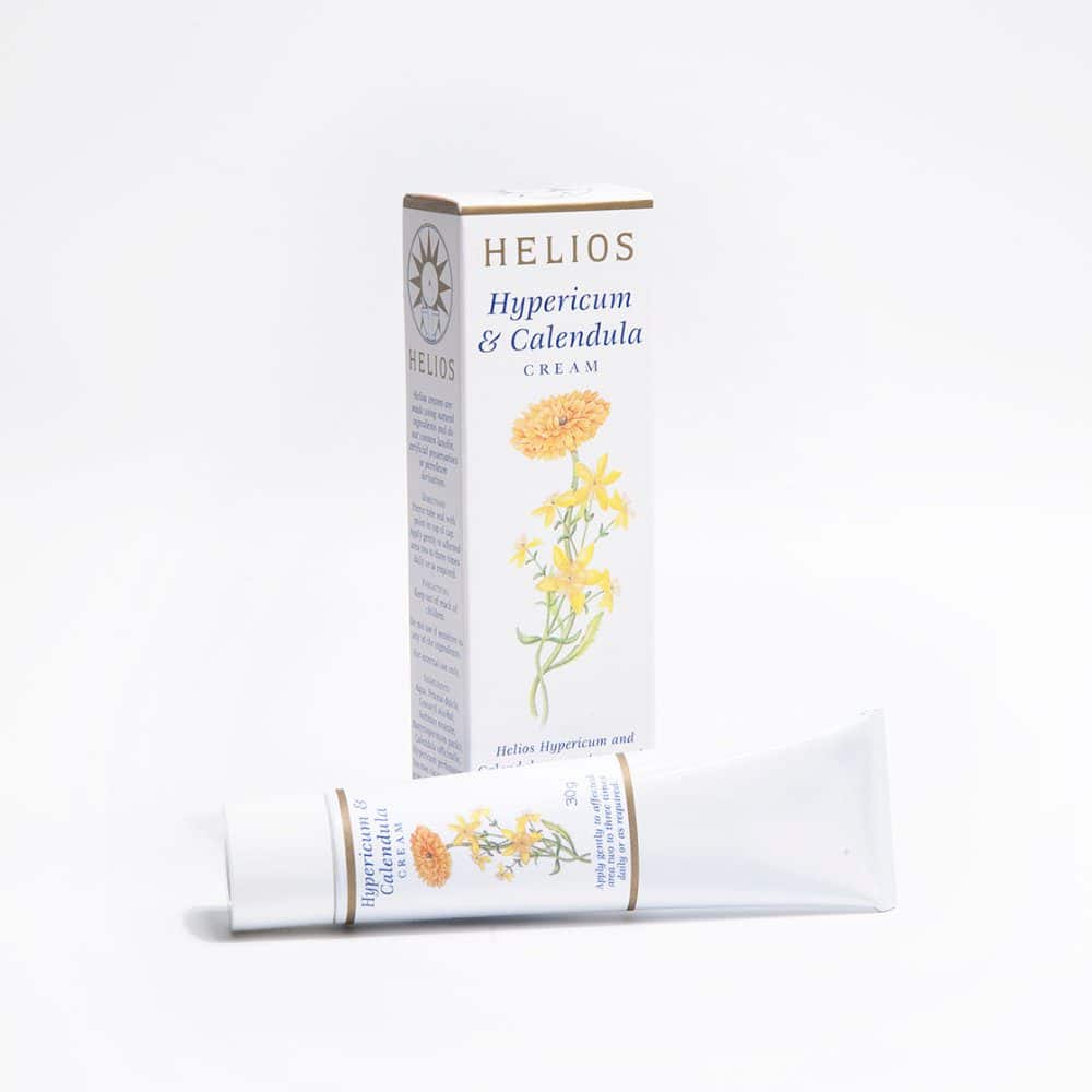 Helios Hypericum Calendula Cream: homeopathic helps resolve cuts, stings and bites