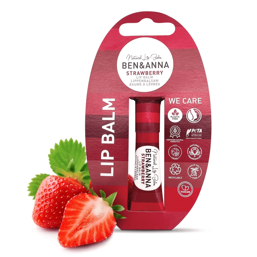 Ben & Anna Organic Lip Balm Strawberry